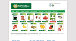Desktop Screenshot of ghanshyamsupermarket.com